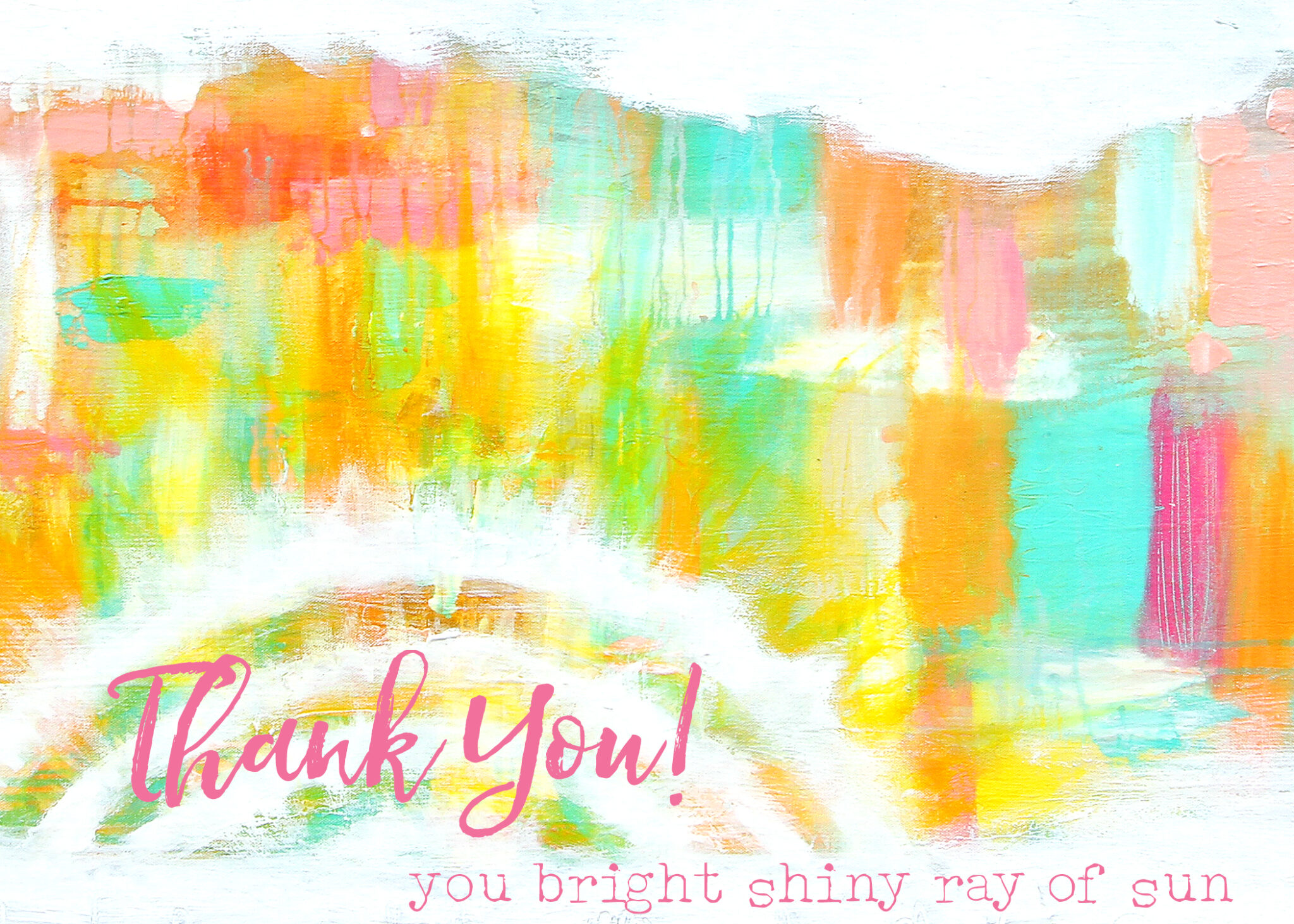 Thank You - Ray of Sun