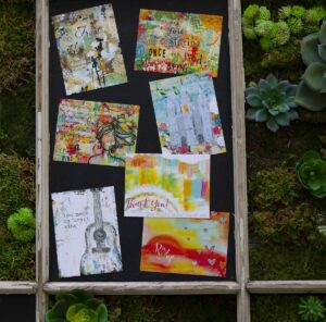 Temple Flowers - Mini Card Set